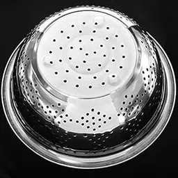 BIG BOOM® Stainless Steel Rice Washing Bowl Filter 2.5cm Hole Dia 2.4inch Depth C3Z5-image-23
