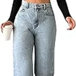 glossia Jeans for Women || Straight Fit Jeans for Women High Waist || Loose Jeans for Women Stylish || Plus Size Jeans for Women || Boyfriend Jeans for Women || Stretchable Jeans for Women(B0DTKB98BG)-picture-32