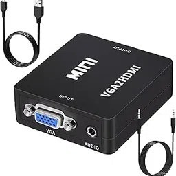 Sutvor VGA to HDMI Adapter with Audio, VGA to HDMI Converter, for Computer/Laptop to Monitor/TV-picture-22