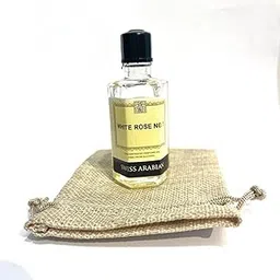 AL MEEM Luxury perfumers white Rose No.1 swiss Arabin UAE Attar floral 23ml unisex fragrance Alcohol free-image-4