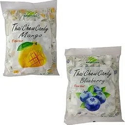 generic Haoliyuan Thai Chew Combo Flavored (Mango Candy, Blueberry Candy) 350gm (Pack Of 2)-picture-16