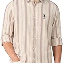 u.s. polo assn. denim co. Men's Striped Regular Fit Shirt-picture-11