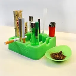 Premium Silicone Ashtray With Compartment Heat Resistant Eco-Friendly-picture-10
