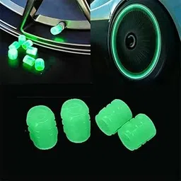 NH Fashion Hub Universal Tire Valve Stem Caps for Cars SUVs Trucks Motorcycles Bicycles, Tire Air Caps Cover, Luminous Valve Cap Dust Proof Covers Car Decoration Accessories. (Pack 8)-image-88