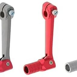 Aluminum Folding Gear Shifter Lever for Engine Peg Motor Drive Black/Red-picture-11