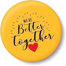 peacockride Were Better Together I Romantic I Love I Valentines Day Series I Pin Badge-picture-17