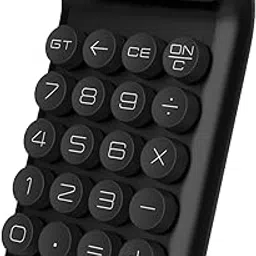 LOCOCK Mechanical Switch Financial Calculator,Handheld for Daily and Basic Office,10 Digit Large LCD Display (Black)-picture-68