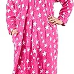 miavii Creation Women's Warm Woolen Nighty, Maxi, Nighdress for Winters Free Size High Neck Printed-picture-34