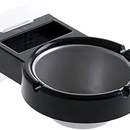 Leeonz® Adhesive Wall-Mounted Stainless Steel Cigarette Ashtray for Bathroom Toilet Hotel Compartment for Lighter Soap Dish Ash Holder for Smokers (Black)-picture-19