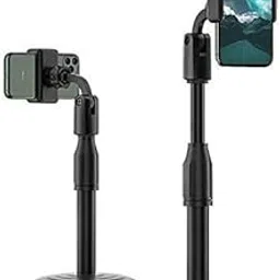 Syskonics Mobile Phone Stand Holder with Adjustable Height & Angle (Black)-picture-64