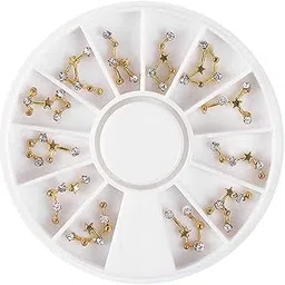 ATORSE 3D Nail Art Glitters Acrylic Tips Decorations Jewelry Manicure Accessories-image-25