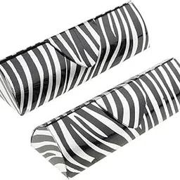 jazzy pearls 2 Portable Triangle Sunglass Glasses Holder Case Myopia Handmade Box Black-picture-26