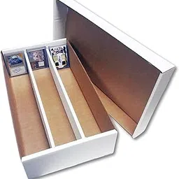 Super Shoe 3-Row Storage Box (3000 Ct.) - Cardboard Storage Box - Baseball,Football, Basketball, Hockey, Nascar, Sportscards, Gaming & Trading Cards Collecting Supplies by MAX PRO (8)-picture-15