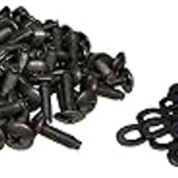 RackGold M6 Rack Screws 100 Pack w/Washers - USA Made &-picture-50