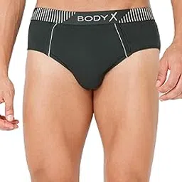 body BodyX Men Solid Cotton Super Combed Brief-BX1103B-BLK-picture-25