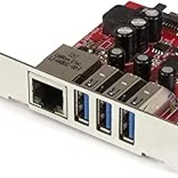 StarTech.com 3 Port PCI Express USB 3.0 Card + Gigabit Ethernet - Fits Standard & Low-Profile PCs - UASP Supported - Optional SATA Power (PEXUSB3S3GE)-picture-25
