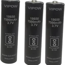 18650 Top Button Type Bottom Flat Type Battery 5000mah Upto 7500mah 3.7V | Space-Saving Solution for Portable Power Needs | Pack of 3,Rechargeable,High-Capacity Battery Long-Lasting Power Flashlights-picture-16