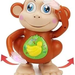 iChoice Musical Monkey Toy for Kids Features Hand Flapping and Left & Right Legs Movements, Funny Dancing Animal Toys for Kids with Lighting and Music (Dancing Monkey Toy)-picture-20
