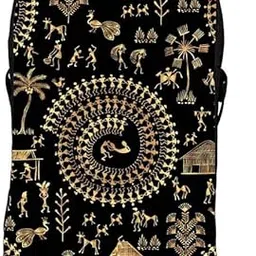 Messenger Bag for Men Women, Traditional Printed Sturdy Sling Bag for Boys Girls-image-27