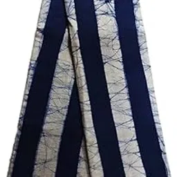 cotton lungi for men & women, batik print, 2 meter, Navy Blue, unstitched-picture-53