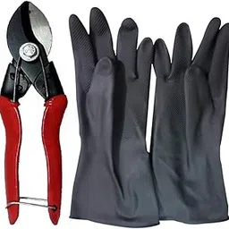 JetFire Gardening Heavy Cutter & Multipurpose Gloves (1 Pair) Garden Tool Kit (2 Tools)-image-80