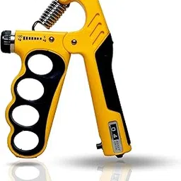 Adjustable Hand Gripper with Counter 5-100KG Power Gripper | Hand Strengthener & Grip Strengthener for Finger, Forearm, and Hand Exercise | Indian Made Muscle Building Tool (Black & Yellow)-image-21