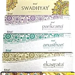 Sital Combo Pack (M) 6 in 1 Agarbatties Incense Sticks (6x100g) | Fragrances - Musky Powdery, Oriental Woody, Camphor Woody, Aromatic Fougere, Powdery Woody, Indian Traditional | Sital – Since 1977-picture-11