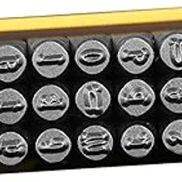 VELURA Metal Stamp Set Multiuse Sturdy Hand Stamping Projects for Steel Paper Brass Type B|1 Metal Stamp Set| Punches| Tools-picture-10