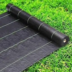 Bio Blooms Agro Weedmat - 2.1 Meter x 10 Meter, 100 GSM, Black - Premium Outdoor Garden Weed Control Fabric-picture-28
