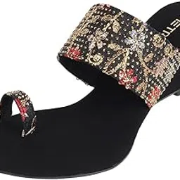 metro Women Ethnicwear Wedge Heel Sandal image 1