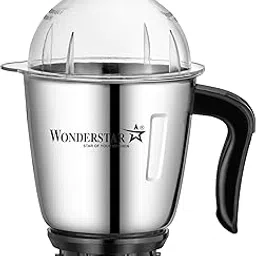 WONDER STAR Compatible for Vdm Mixer Grinder Replacement Jar 1.5 Litre | ABS Body, SS-304 Stainless Steel Blades, Polycarbonate Dome Lid, High Grade Nylon Coupler tri-lock socket | Wet & Dry Use-picture-28
