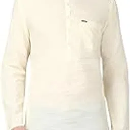 peter england Men's Cotton Regular Fit Casual Everyday Festive Solid Long Kurta-picture-40