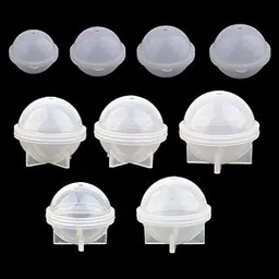 MERISHOPP 9 Sizes DIY Sphere Ball Silicone Mold Mould for Resin Casting Jewelry Making-picture-62