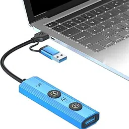 AI HUB with GPT&DeepSeek-R1 AI Models USB C Hub with AI Voice Input Translation & PPT Generation Supports 130+ Languages USB3.0 Dock for MacBook, HP, Dell Works with Windows/macOS Aluminum Design-picture-52