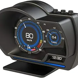 Heads Up Display, iKiKin Heads Up Display for Car HUD Display OBD2 GPS Dual System for All Cars, Shows Speed RPM Voltage Alarm etc.-image-45