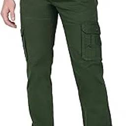 urban legends Cargos for Men || Men's Cotton Regular Fit Cargo Joggers with 6 Pockets || Casual Pants || (UL-Q1)-picture-18
