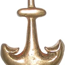 Bronze Panchalogam Langar Pendant Panchaloha Anchor Kavach Panchadhatu Locket for Men and Women (Yellow) A6525-image-16