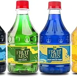 Dhampure Speciality Assorted Mocktail Syrups - Blueberry, Mint Mojito, Blue Curacao, Passion Fruit Flavoured Syrups - 1.2Ltr (4 X 300Ml) | Makes 12-15 Drinks Per Bottle-image-9