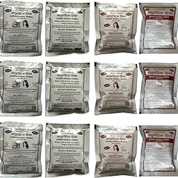 Original ayurvedic henna herbal mehndi BHAVNAGAR 40 grams each (Pack of 6) 3 Dark-Brown + 3 Black-picture-12