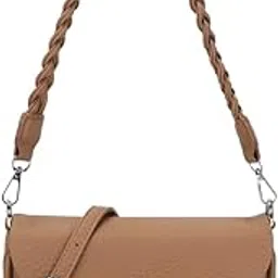 Women Faux Leather Sling Bag with Adjustable Handle-image-27