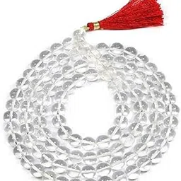 Kavyansh Sphatik Mala Original - 100% Certified Clear Quartz Crystal Mala for Men and Women for Positive Energies, Focus, Concentration, Emotional Stability, and Crown Chakra Healing-image-74