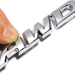 Incognito All Wheel Drive AWD Logo Sticker for All Cars, Metal (Silver)-picture-48