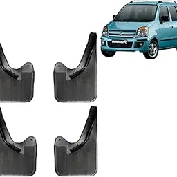 partsbigboss Rubber Car Mud Flaps Maruti Wagon R Type 3 (Set of 4)-picture-55