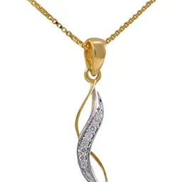 joyalukkas Pride Diamond Collection 18K Yellow Gold and Diamond Pendant-picture-24
