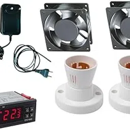 HUMBE&CO-egg incubator making kit STC-1000 2 dc12v FANs 1 Adapter 2 holder 1, 2 pin-image-65