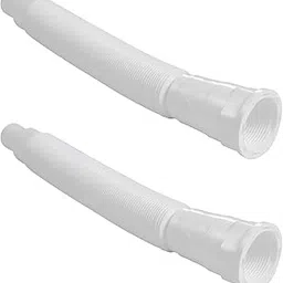 Rawk 35-Inch PVC Drainage Pipe for Kitchen Sink, Wash Basin, and Bathroom | Flexible Clog-Preventive Drain Pipe | Robust and Manual Installation| White Color | Pack of 2-picture-62