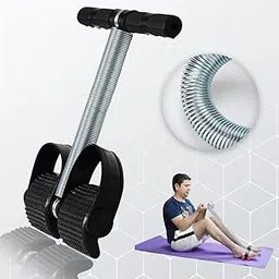 Athlian Single Spring Tummy Trimmer, Abdominal & Full Body Workout Equipment for Home Gym Fitness Metal and Plastic-picture-37