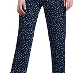 mack jonney Women's Regular Fit Cotton Track Pants | Lower |Pajama |Lounge Pant for Women-D1__PRT__8NVY__01-picture-22