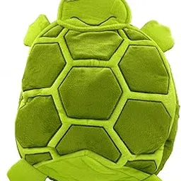 jamboree!!! Kids Soft Cartoon Animal Travelling School Standard 1 Compartment Backpack Bag Soft Plush Backpacks Boys Girls For 2 To 5 Years Nursery,Preschool,Picnic(Turtle bag) Medium-picture-29