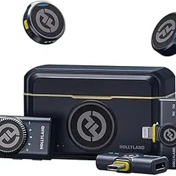 Hollyland - Lark M2 Duo 2-Person Wireless Combo Microphone System (2.4 GHz, Shine Charcoal)-picture-16